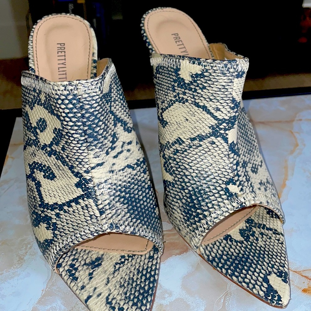 Snake skin shoe